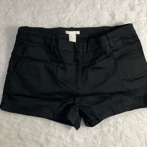 H&M Black Cargo Dressy Shorts